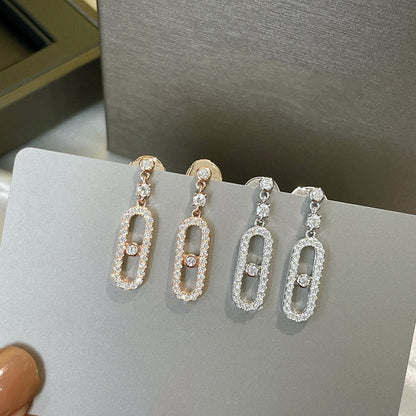 [Luxery]DORMEUSES MOVE UNO DIAMOND EARRINGS