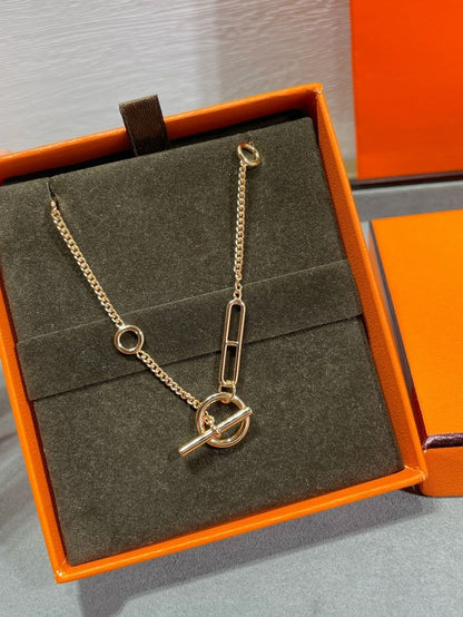 [Luxery]HM STERLING CHAINE D'ANCRE HEART