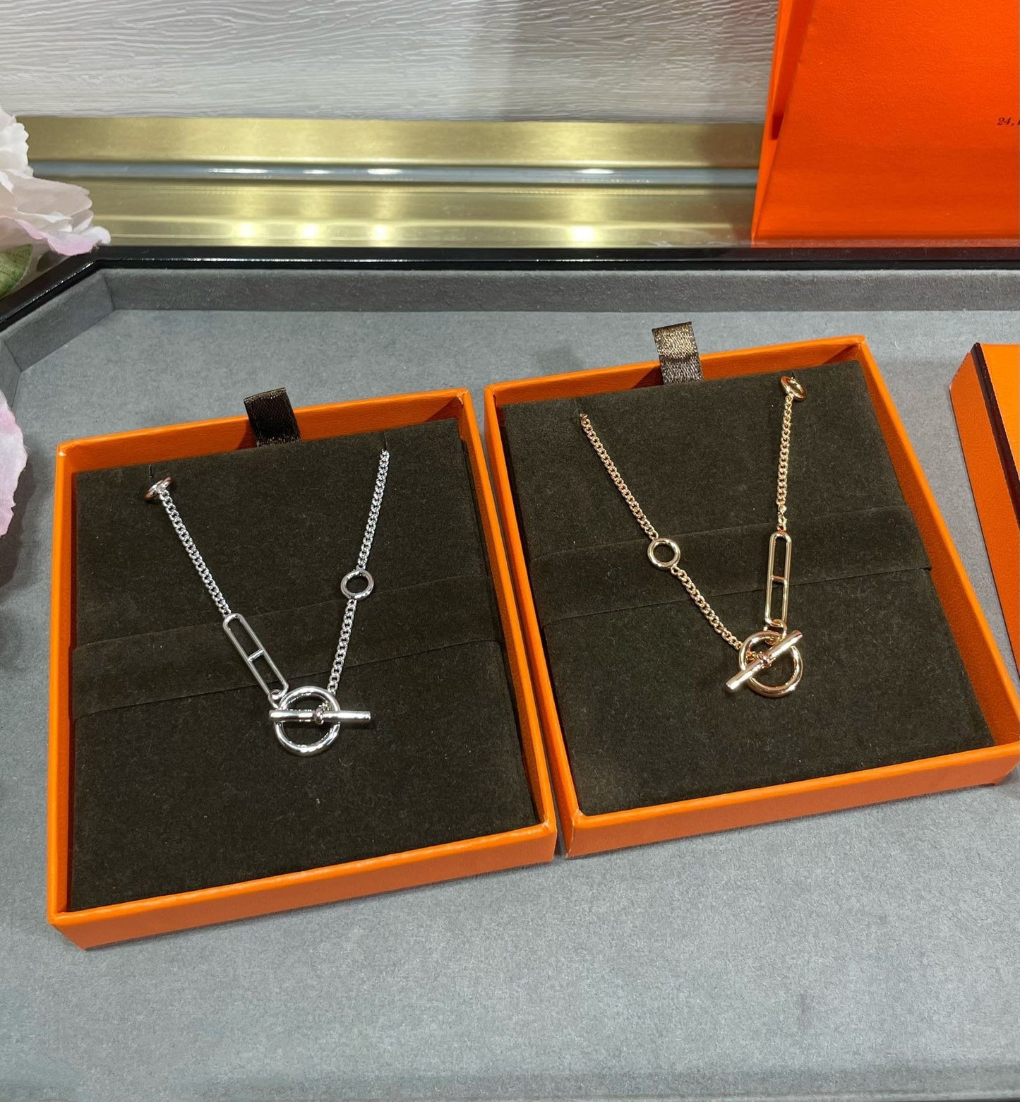 [Luxery]HM STERLING CHAINE D'ANCRE HEART