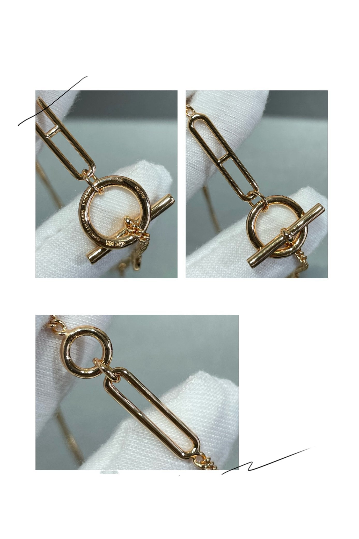 [Luxery]HM STERLING CHAINE D'ANCRE HEART