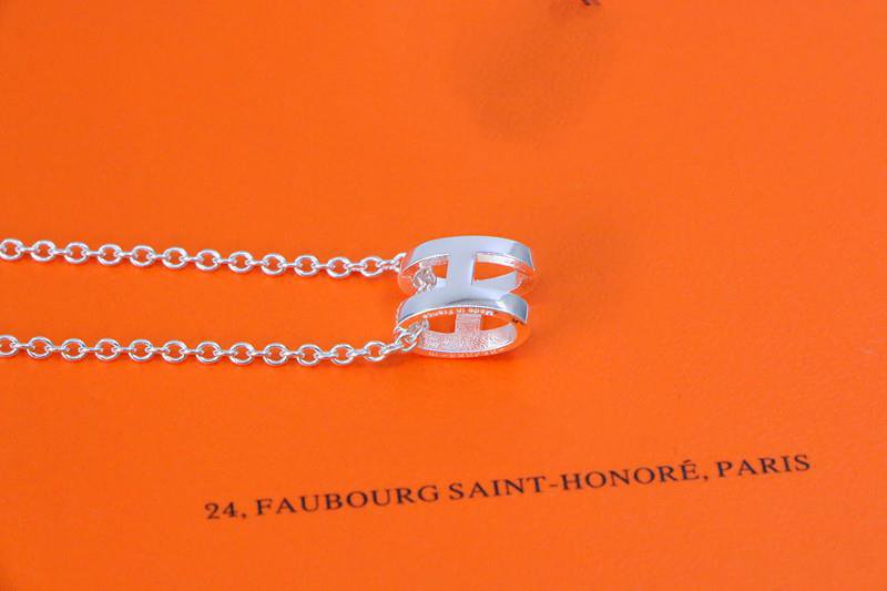 [Luxery]HM NECKLACE H LETTER OVAL SERIES