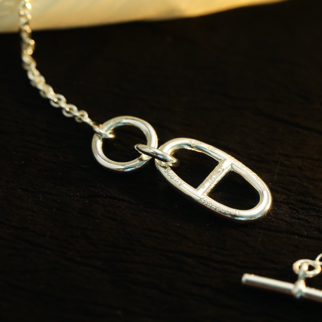 [Luxery]HM CHAINE D'ANCRE PENDANT NECKLACE STERLING SILVER
