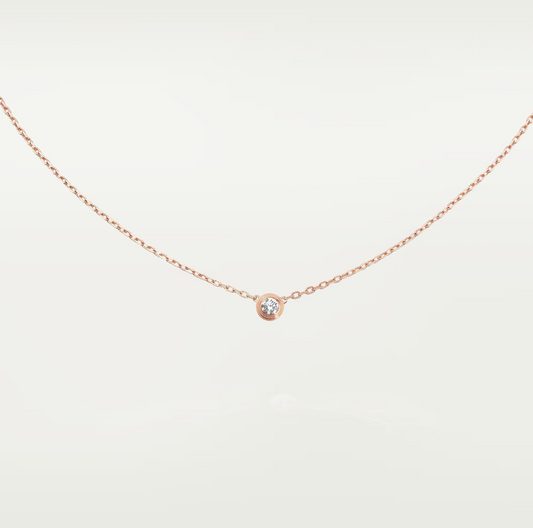 [Luxery]DAMOUR DIAMOND NECKLACE