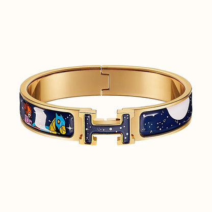 [Luxery]H STAR AND MOON BRACELET 12MM