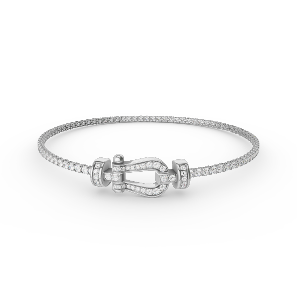 [Luxery]FORCE  HORSESHOE  DIAMOND TENNIS BRACELET