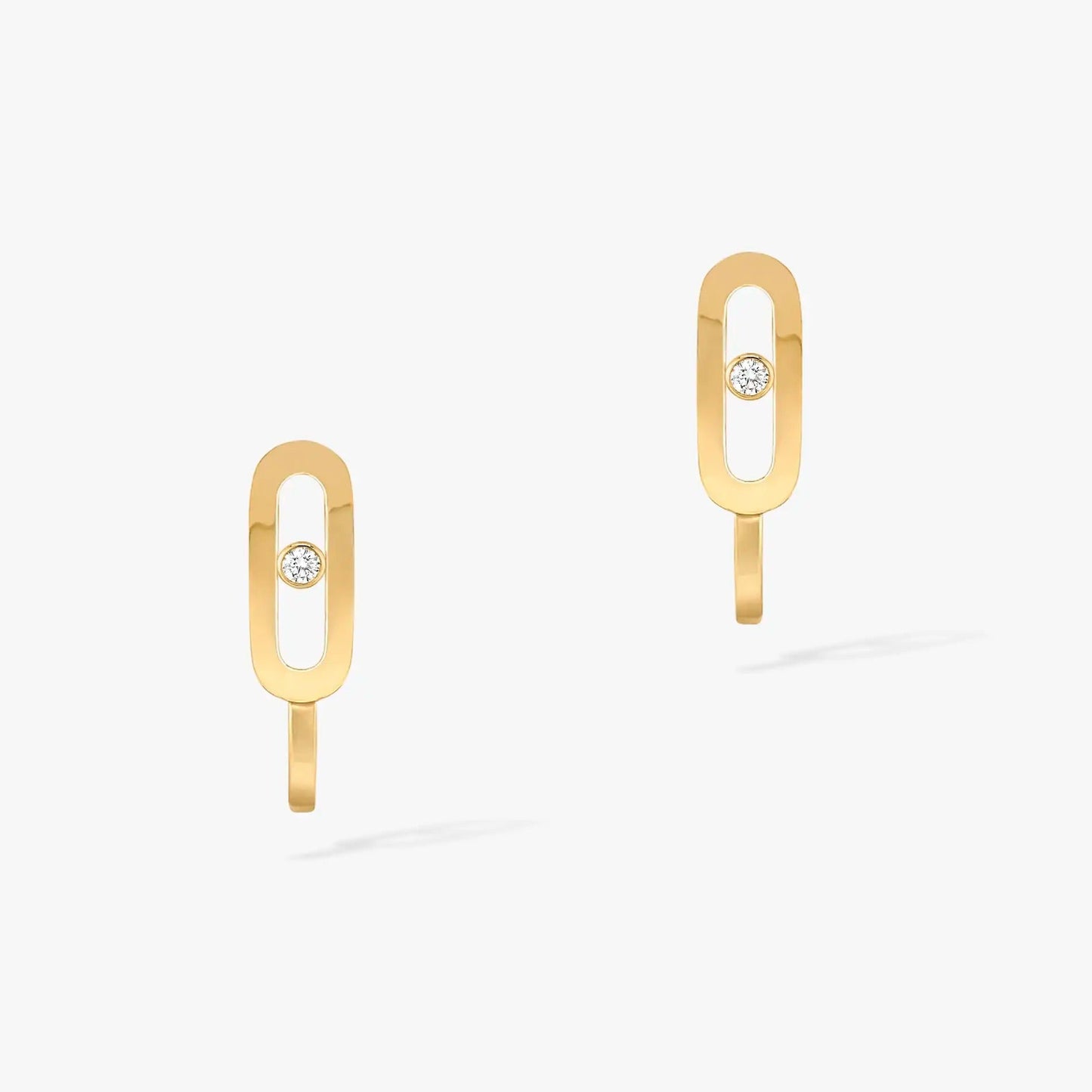 [Luxery]CREOLES MOVE UNO MINI 1 DIAMOND EARRINGS