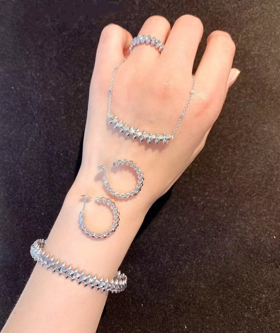 [Luxery]CLASH SILVER BRACELET