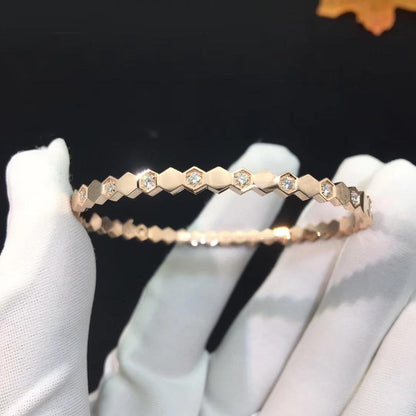 [Luxery]BEE LOVE SILVER DIAMOND BRACELET