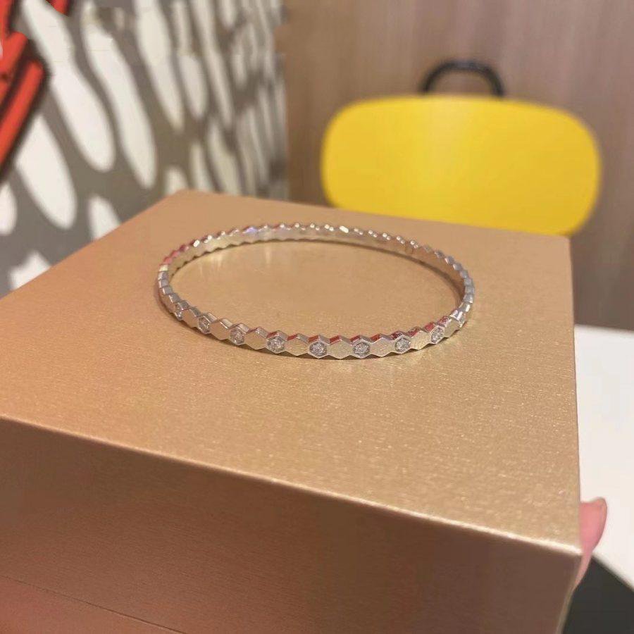 [Luxery]BEE LOVE SILVER DIAMOND BRACELET