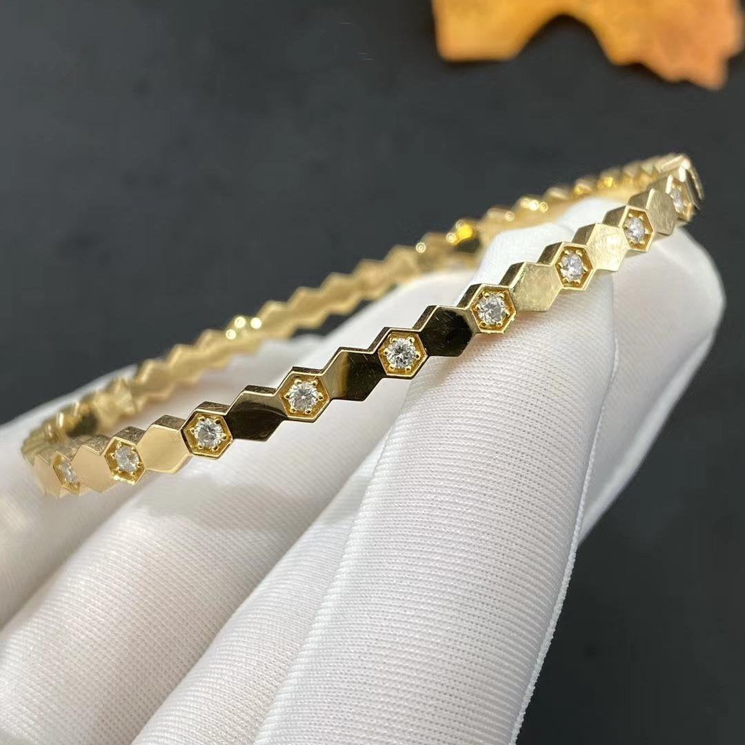 [Luxery]BEE LOVE GOLD DIAMOND BRACELET