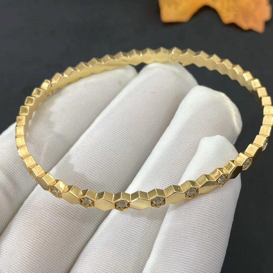 [Luxery]BEE LOVE GOLD DIAMOND BRACELET