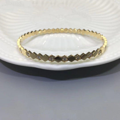 [Luxery]BEE LOVE GOLD DIAMOND BRACELET