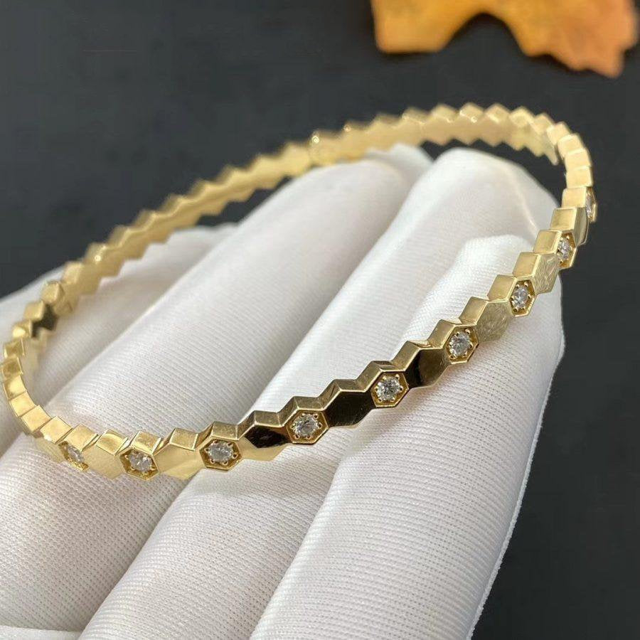[Luxery]BEE LOVE GOLD DIAMOND BRACELET