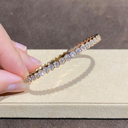 [Luxery]BEE LOVE GOLD BRACELET FULL DIAMOND
