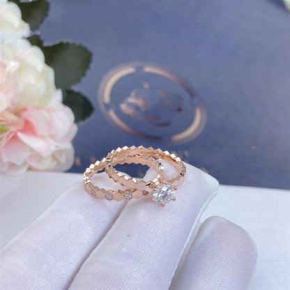 [Luxery]BEE LOVE RING PINK GOLD DIAMOND