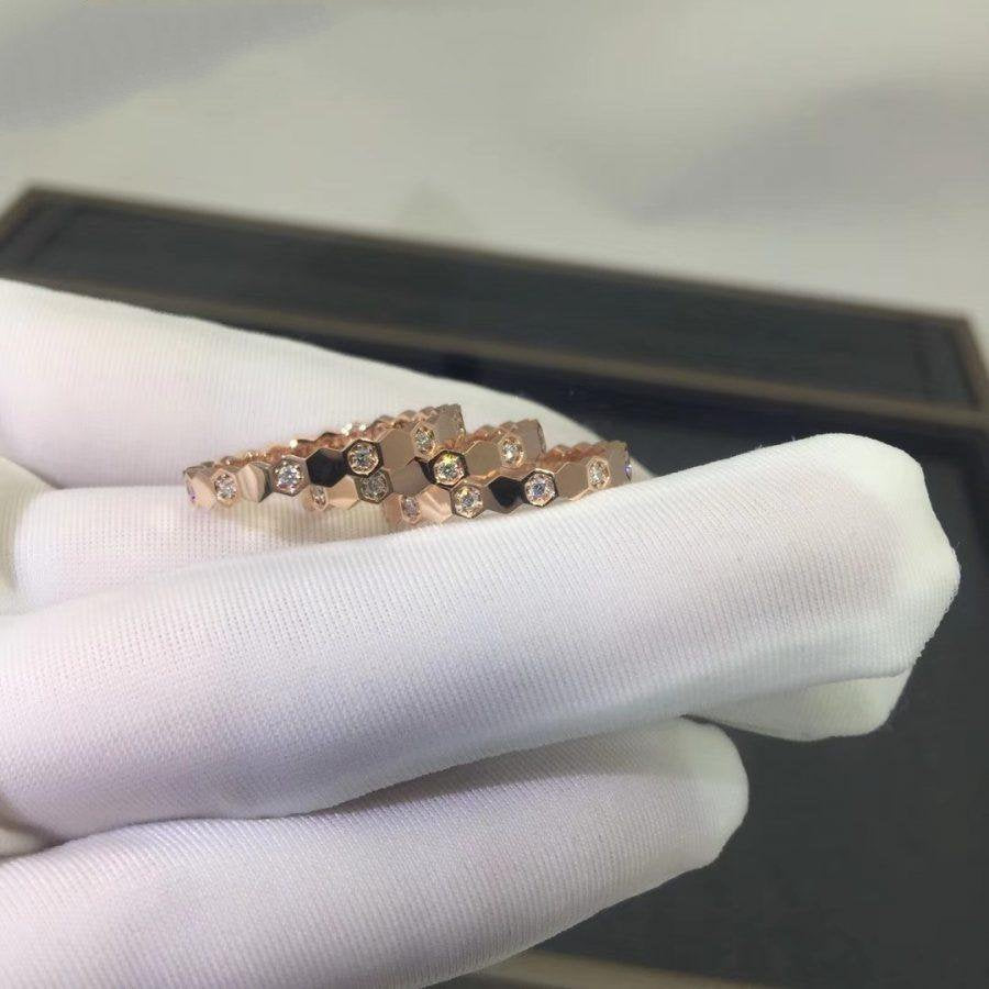 [Luxery]BEE LOVE RING PINK GOLD DIAMOND