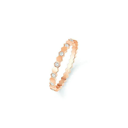 [Luxery]BEE LOVE RING PINK GOLD DIAMOND