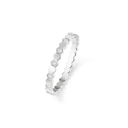 [Luxery]BEE LOVE RING SILVER DIAMOND
