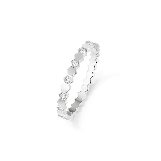[Luxery]BEE LOVE RING SILVER DIAMOND