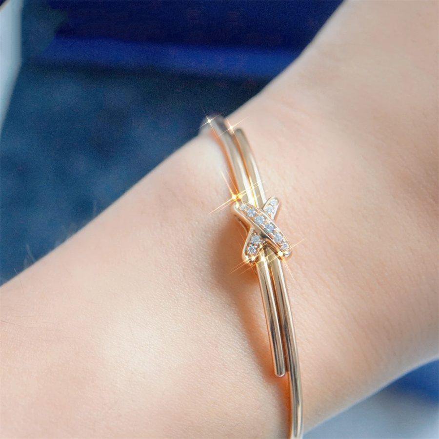 [Luxery]JEUX DE BRACELET PINK GOLD DIAMONDS
