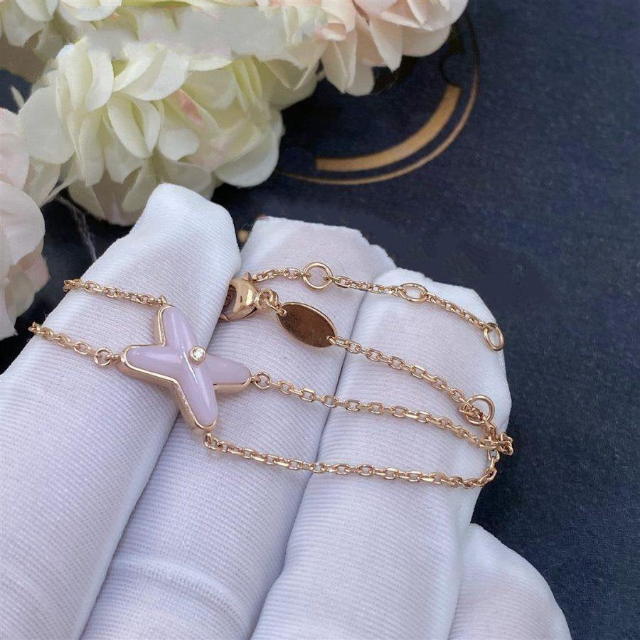 [Luxery]JEUX BRACELET PINK MOP PINK GOLD 1 DIAMOND