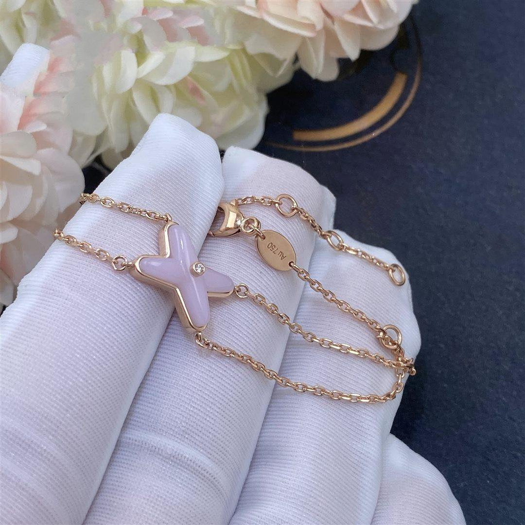 [Luxery]JEUX BRACELET PINK MOP PINK GOLD 1 DIAMOND