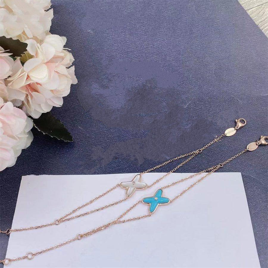 [Luxery]JEUX BRACELET TURQUOISE PINK GOLD 1 DIAMOND