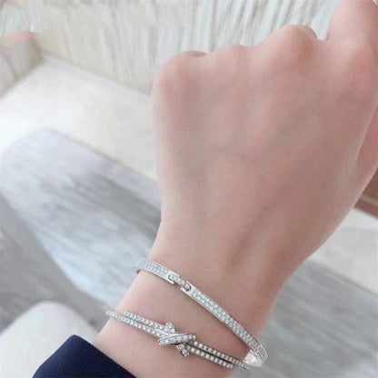 [Luxery]JEUX DE BRACELET DIAMONDS SILVER
