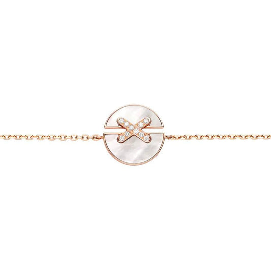[Luxery]JEUX DE BRACELET MOP PINK GOLD DIAMONDS