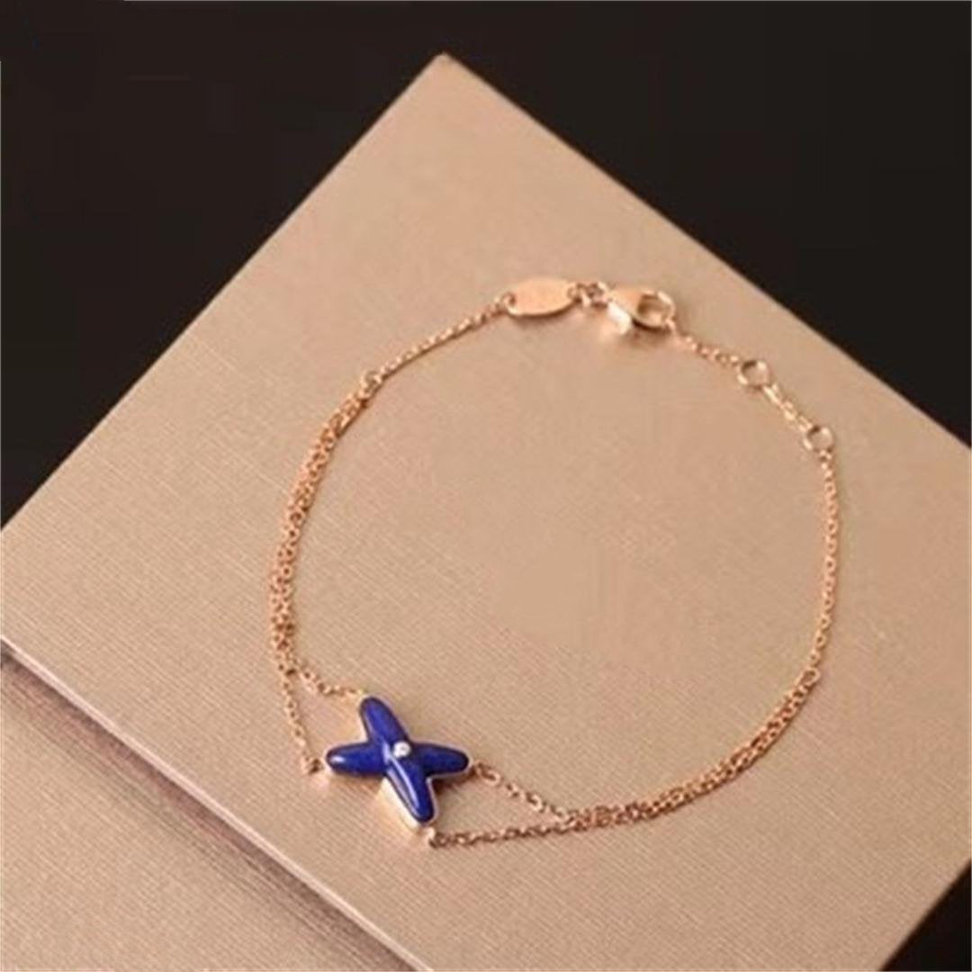 [Luxery]Hollow Design Four-Leaf Clover Flower Shape Ring