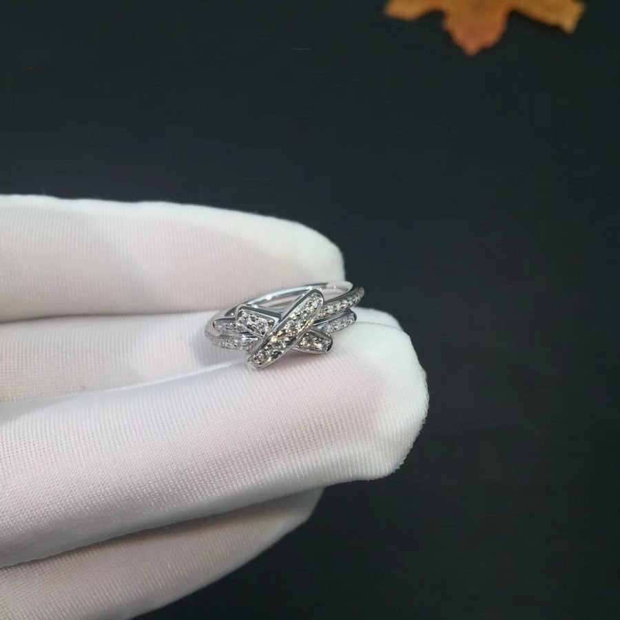 [Luxery]JEUX DE SILVER DIAMOND RING