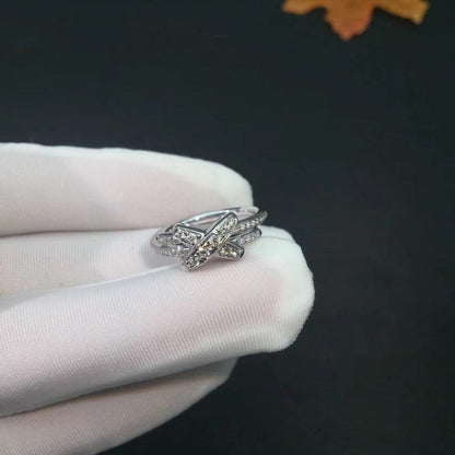 [Luxery]JEUX DE SILVER DIAMOND RING