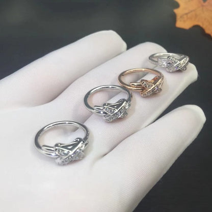 [Luxery]JEUX DE SILVER DIAMOND RING