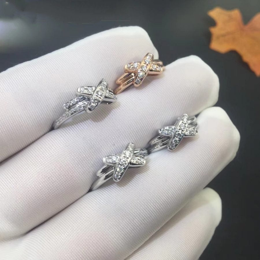 [Luxery]JEUX DE SILVER DIAMOND RING