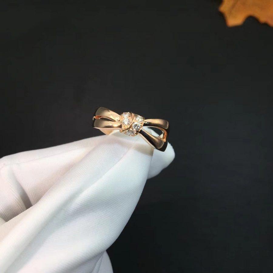 [Luxery]LIENS RING PINK GOLD DIAMOND