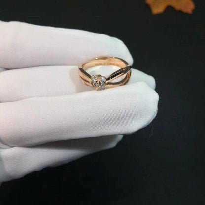 [Luxery]LIENS RING PINK GOLD DIAMOND