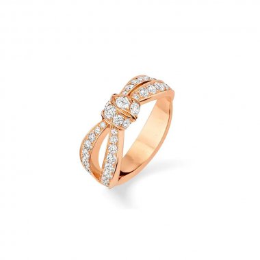 [Luxery]LIENS PINK GOLD DIAMOND RING