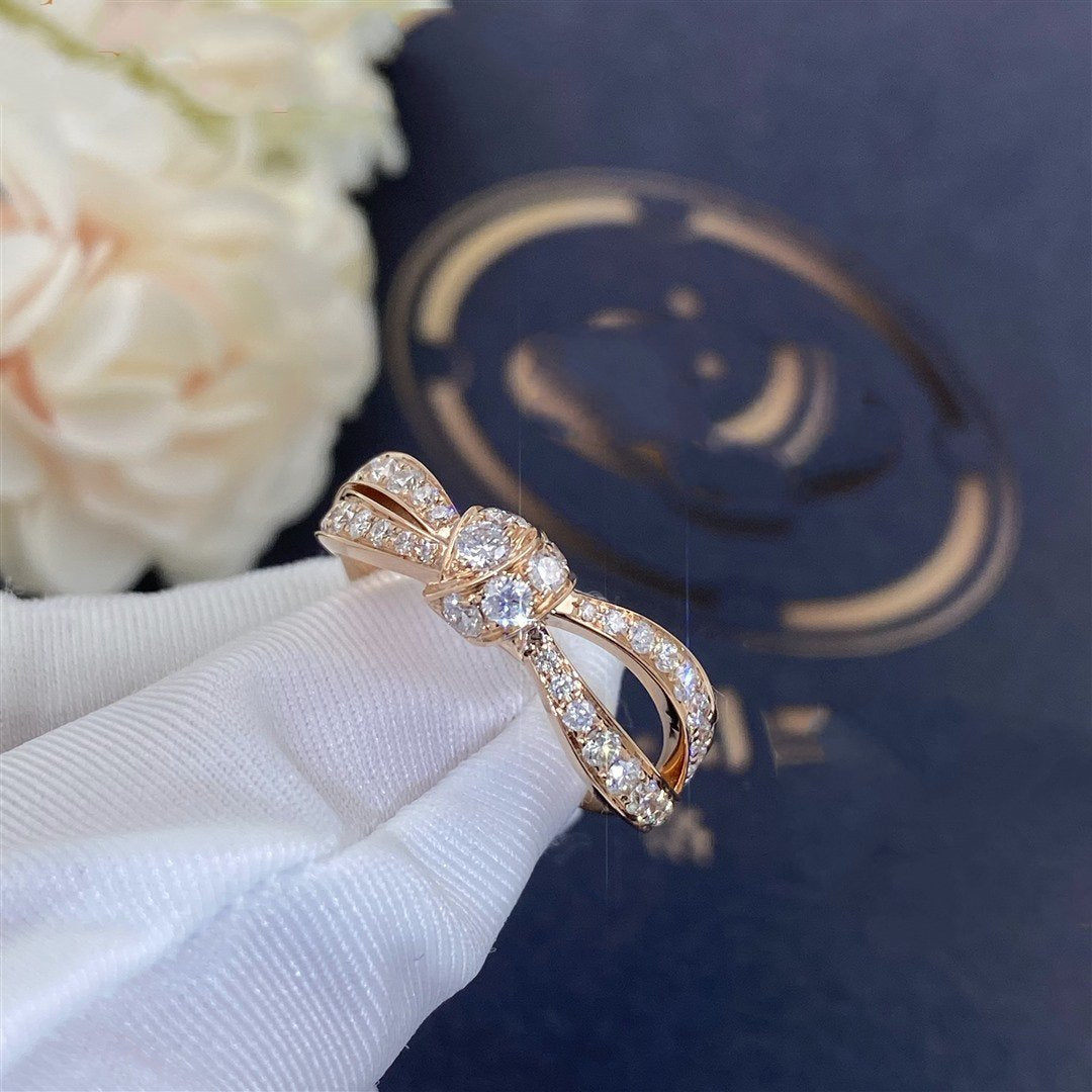 [Luxery]LIENS PINK GOLD DIAMOND RING