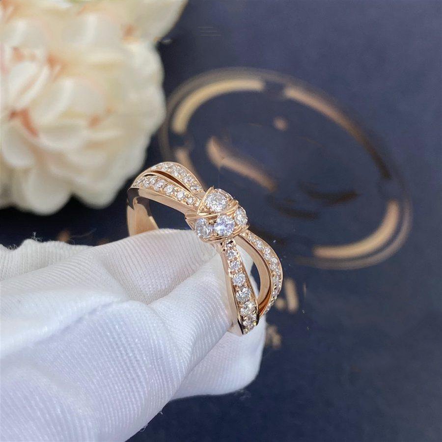 [Luxery]LIENS PINK GOLD DIAMOND RING