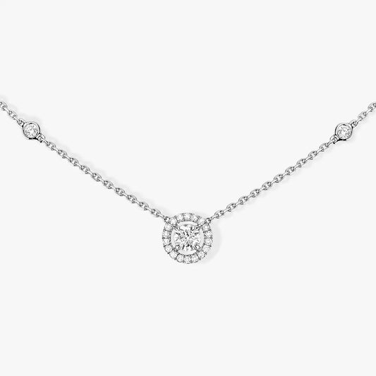 [Luxery]Diamond Necklace 0,20ct Brilliant Shape Joy