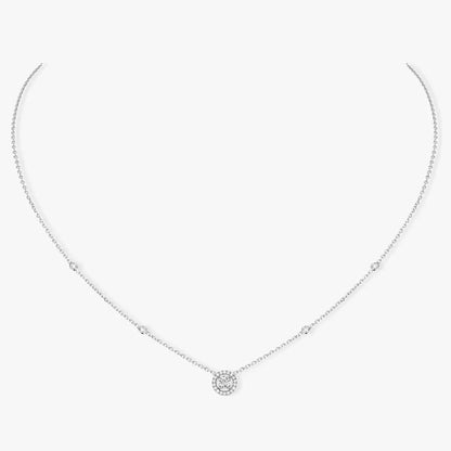 [Luxery]Diamond Necklace 0,20ct Brilliant Shape Joy