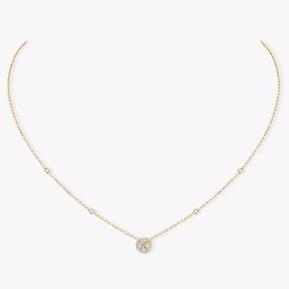 [Luxery]Diamond Necklace 0,20ct Brilliant Shape Joy