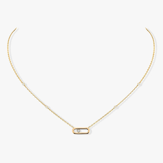 [Luxery]MOVE UNO DIAMOND NECKLACE