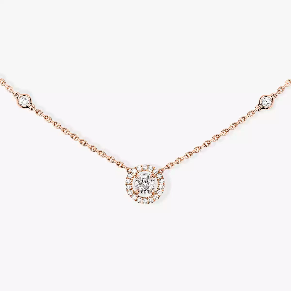 [Luxery]Diamond Necklace 0,20ct Brilliant Shape Joy