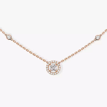 [Luxery]Diamond Necklace 0,20ct Brilliant Shape Joy
