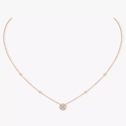 [Luxery]Diamond Necklace 0,20ct Brilliant Shape Joy