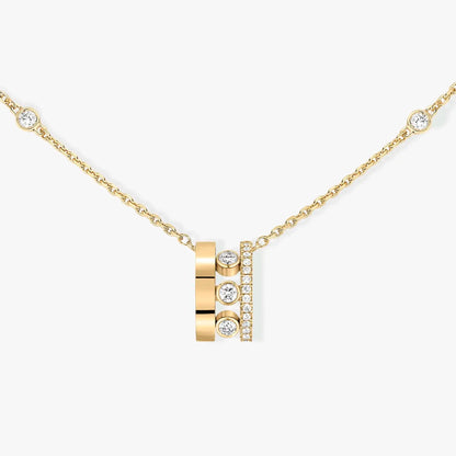 [Luxery]CHAIN MOVE ROMANE PEDAND NECKLACE
