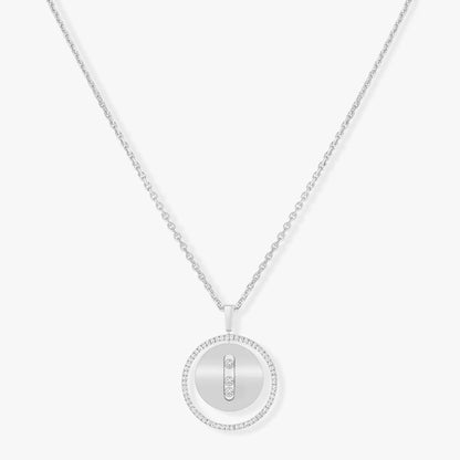 [Luxery]Demo MOVE MM SILVER DIAMOND NECKLACE