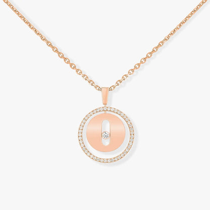 [Luxery]Demo MOVE PM NECKLACE PINK GOLD DIAMOND
