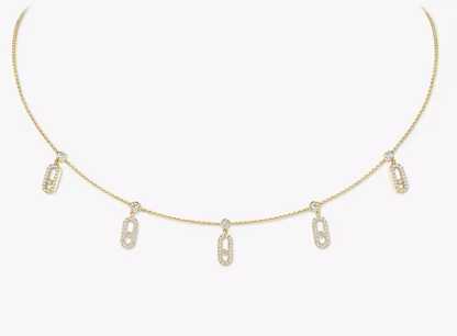 [Luxery]MS DIAMOND PENDANT NECKLACE
